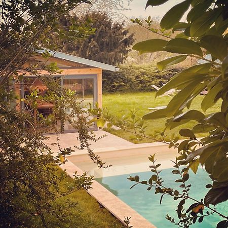 Villa Le loft Normand avec piscine chauffée à Saint-Antonin-de-Sommaire Extérieur photo
