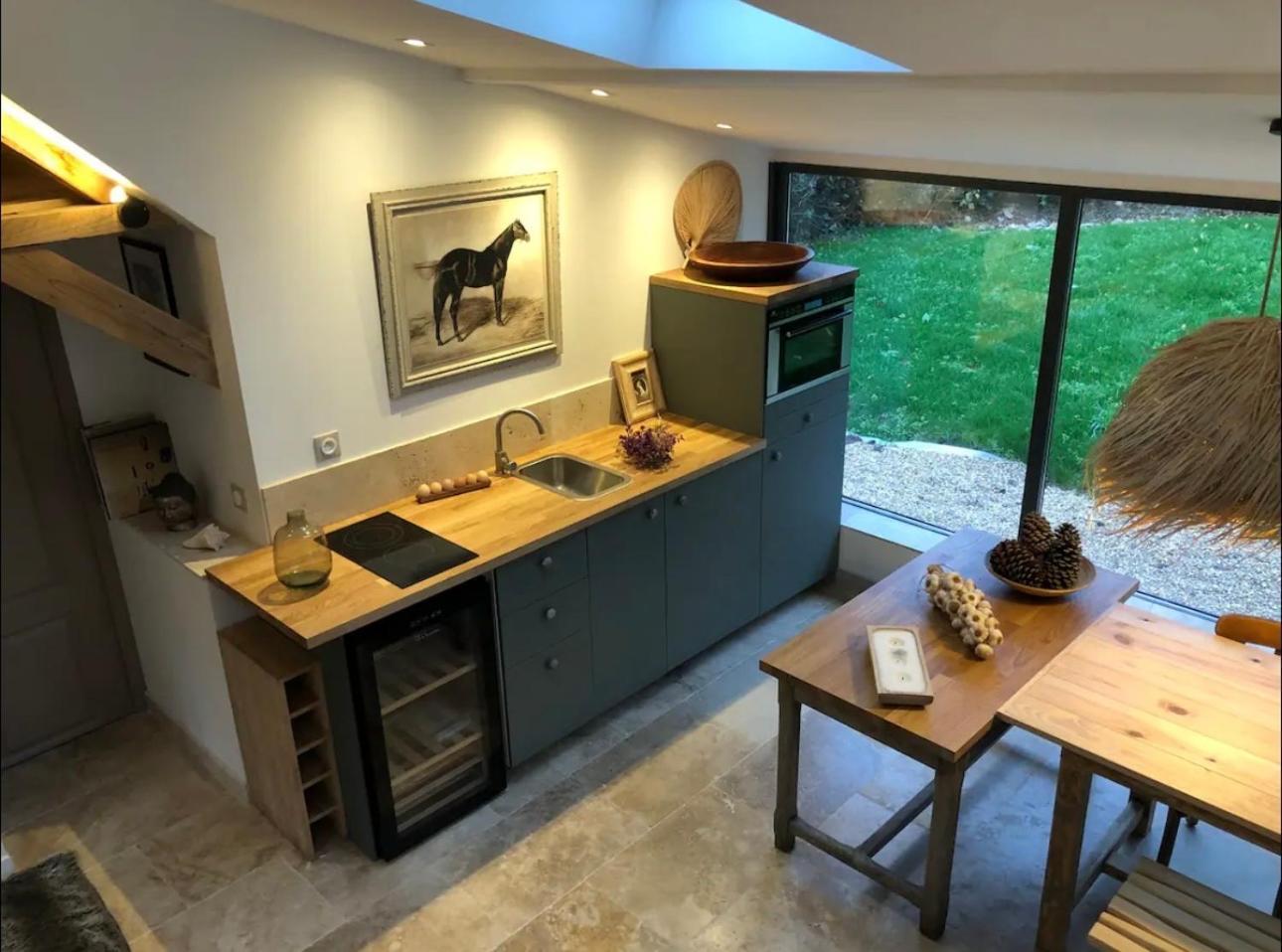 Villa Le loft Normand avec piscine chauffée à Saint-Antonin-de-Sommaire Extérieur photo