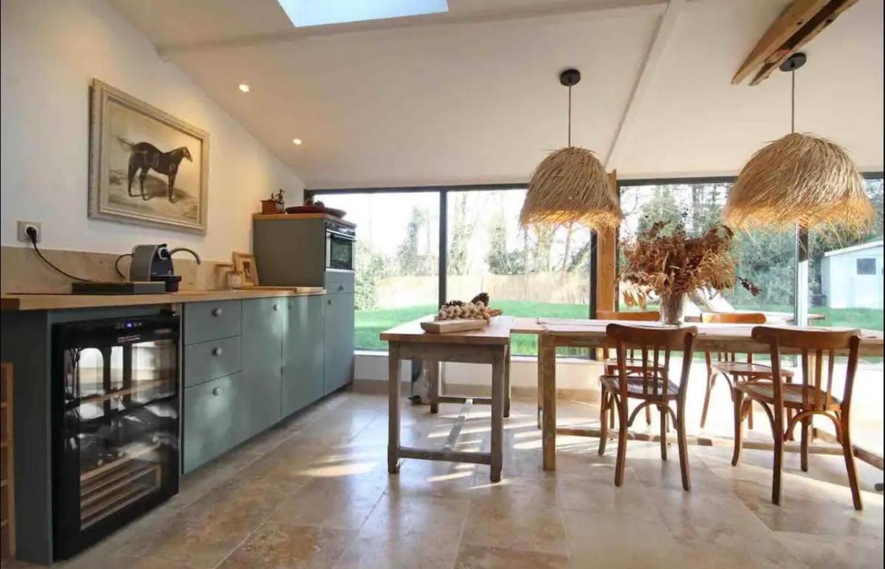 Villa Le loft Normand avec piscine chauffée à Saint-Antonin-de-Sommaire Extérieur photo