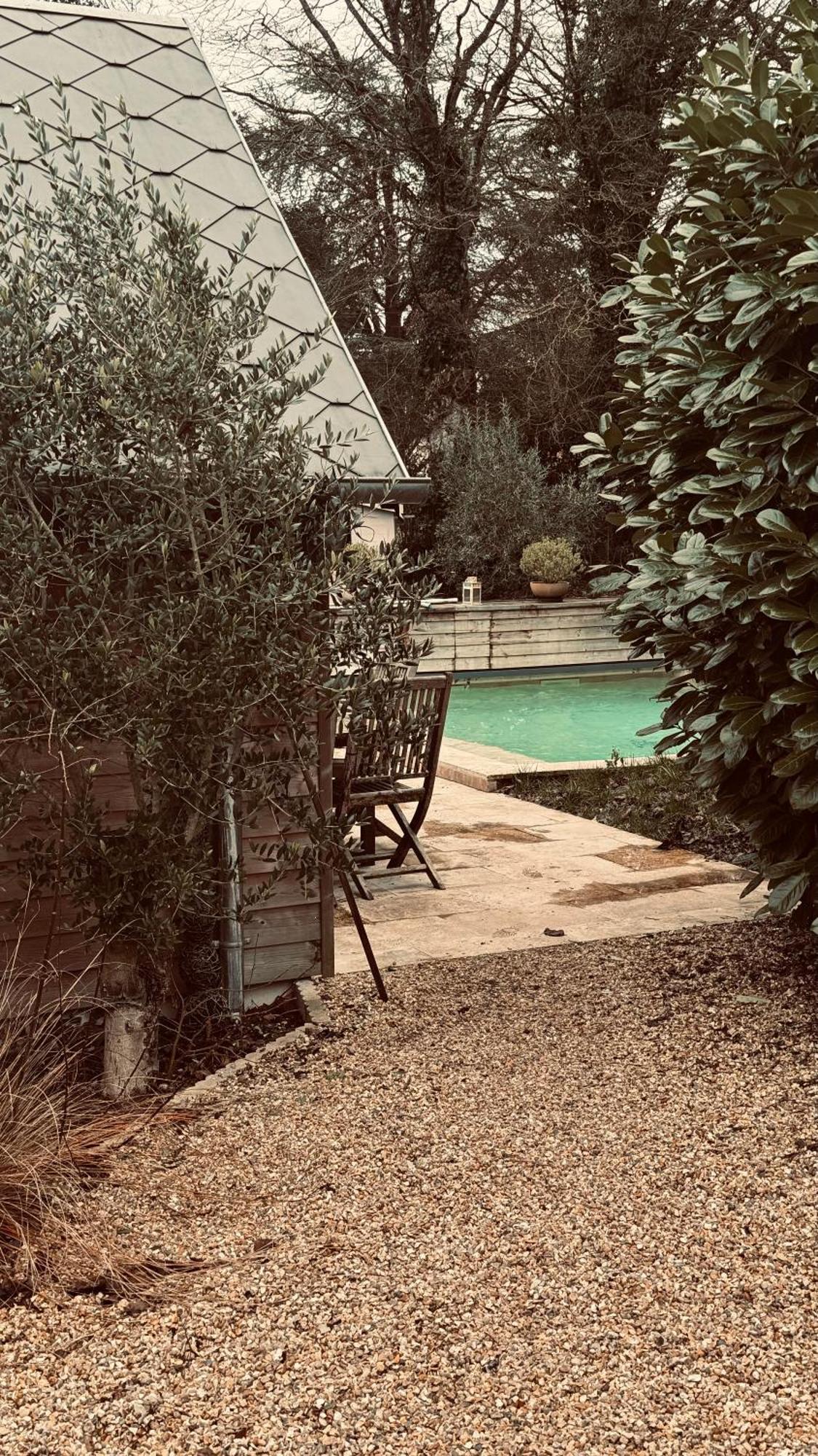 Villa Le loft Normand avec piscine chauffée à Saint-Antonin-de-Sommaire Extérieur photo